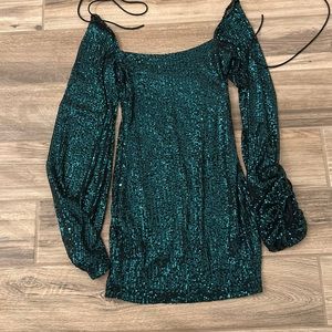 NWOT Lucy in the Sky long sleeve dress